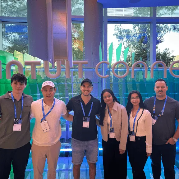 Convoy Finance team at the Intuit Connect conference
